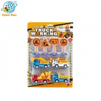 Children truck toys car construction Vehicles pull back truck car toys set