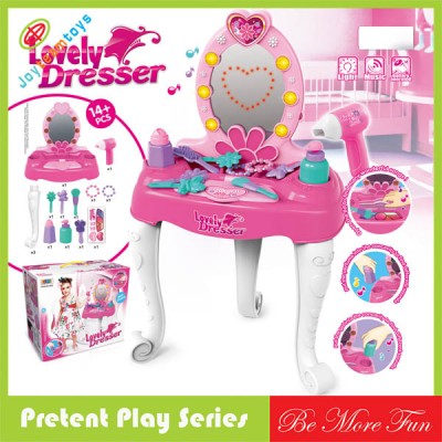 Toys Lovely Dresser with light beauty toys